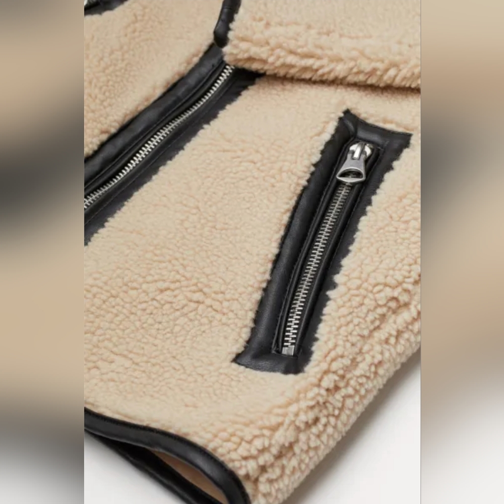 H&M Faux Shearling Jacket - Picture 3 of 7